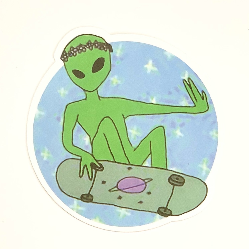 Alien Vinyl Sticker